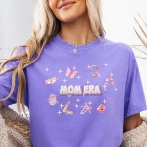 Mom Era T Shirt Soft Washed Cotton Mama Tee In My Mom Era Aesthetic Shirt